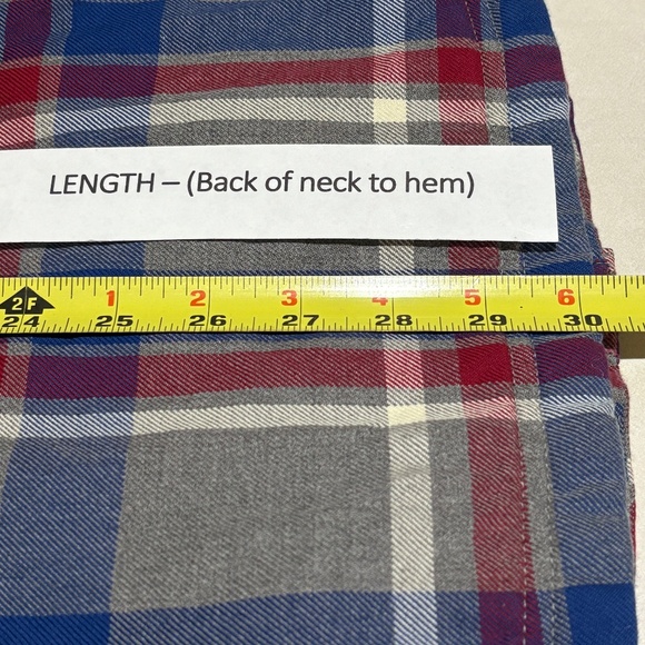 VTG L L Bean Mens Plaid Flannel Shirt Jacket Shacket Sz M Outdoor Lumberjack - Picture 6 of 9